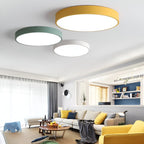 Modern Metal Flush Mount Ceiling Light With Stepless Dimming — Halden Lighting