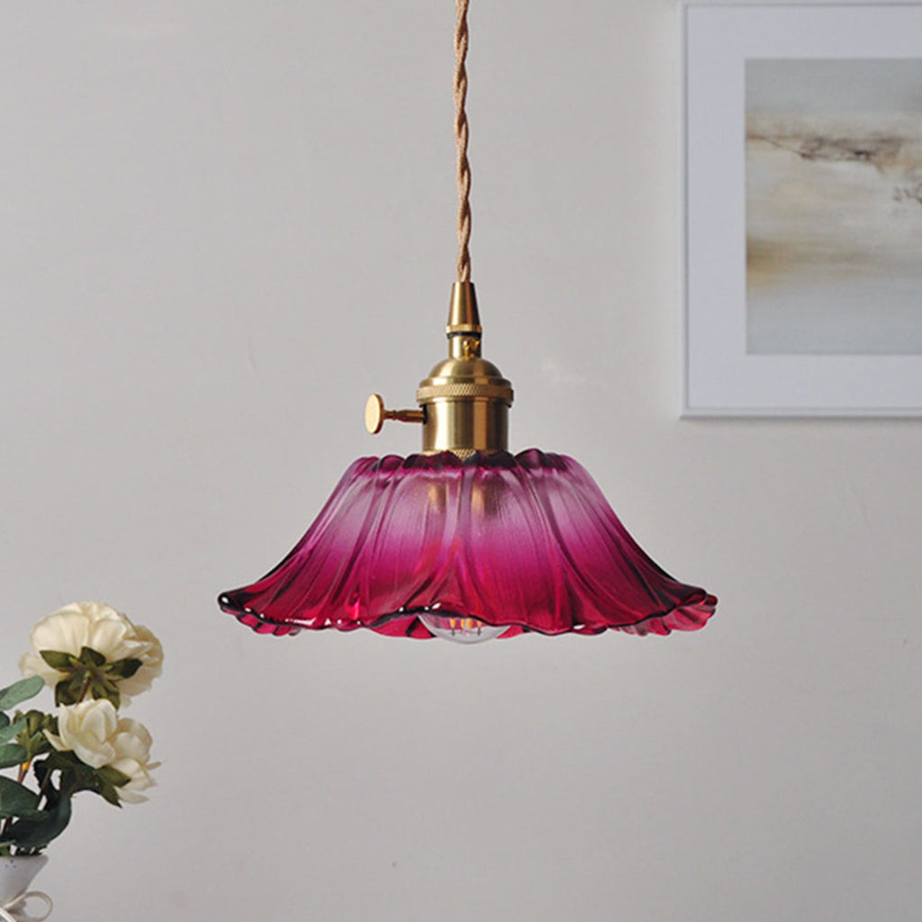 Bohemian Glass Pendant Light With Warm LED Glow — Halden Lighting
