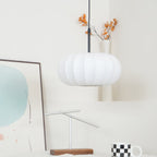 Modern Fabric Pendant Light for Living and Dining Rooms — Halden Lighting