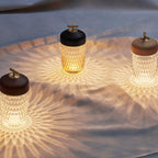 Modern Glass Table Lamp With USB Plug-In Convenience — Halden Lighting
