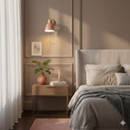 Modern Wood Wall Light With Matte Finish — Halden Lighting