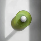 Retro Glass Flush Mount Ceiling Light With Warm LED Glow — Halden Lighting
