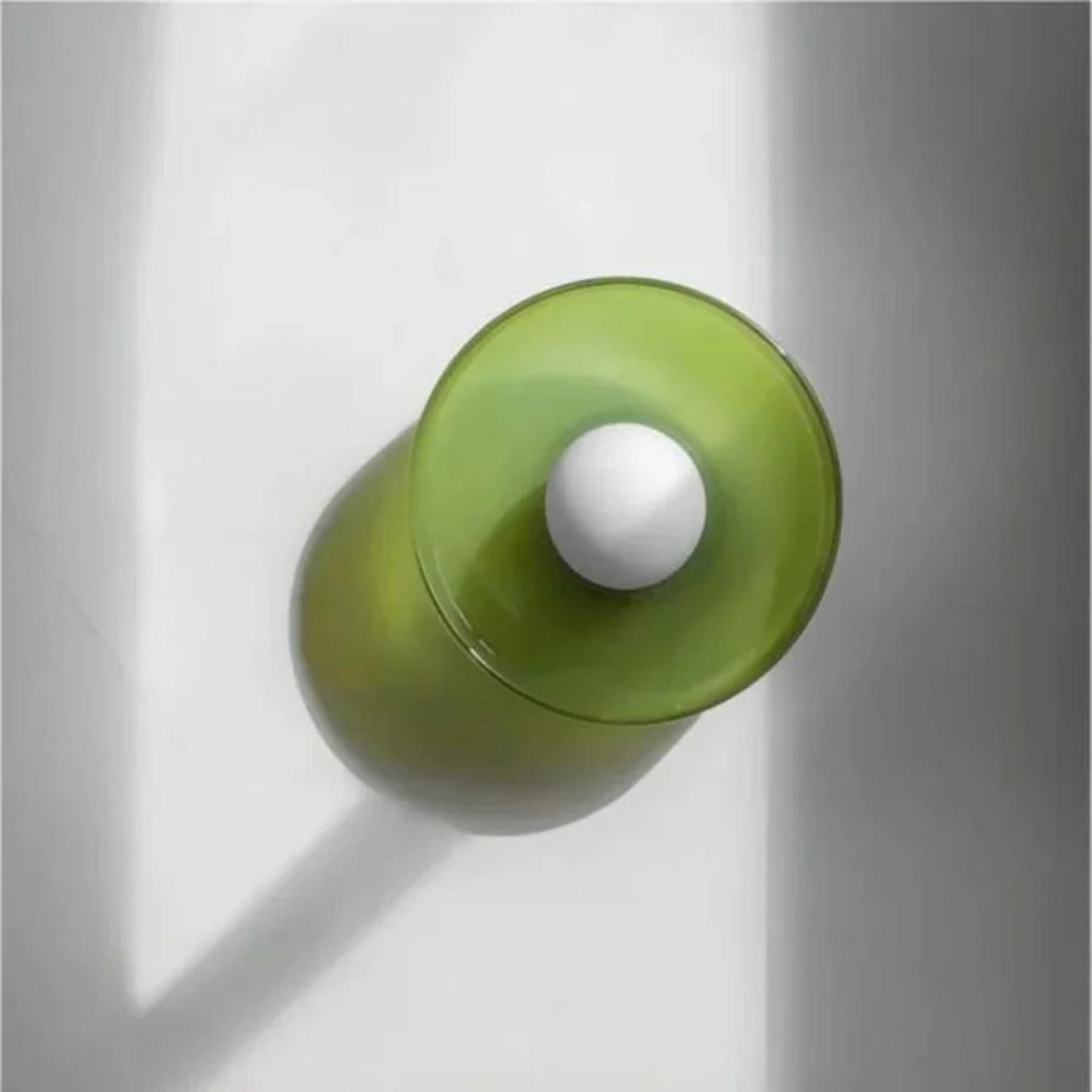 Retro Glass Flush Mount Ceiling Light With Warm LED Glow — Halden Lighting