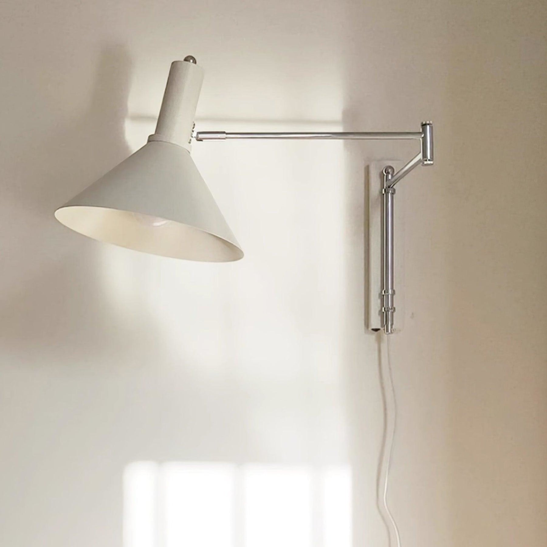 Retro Metal Wall Light With Tri-Colour LED Glow — Halden Lighting