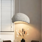 Modern Stone Pendant Light With Matte Finish for Living Room — Halden Lighting