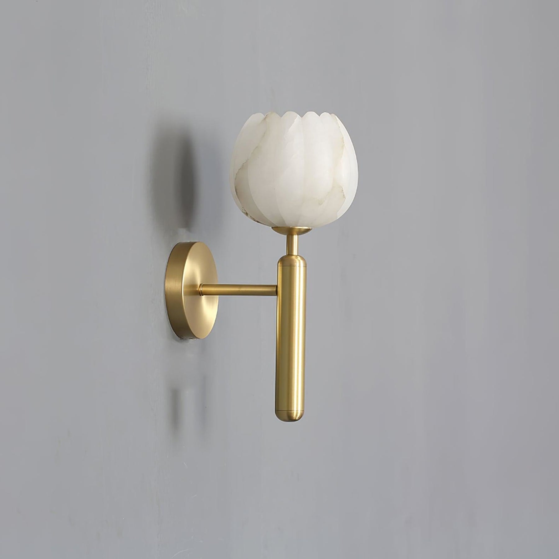 Modern Metal Wall Light With Integrated LED for Living Room — Halden Lighting