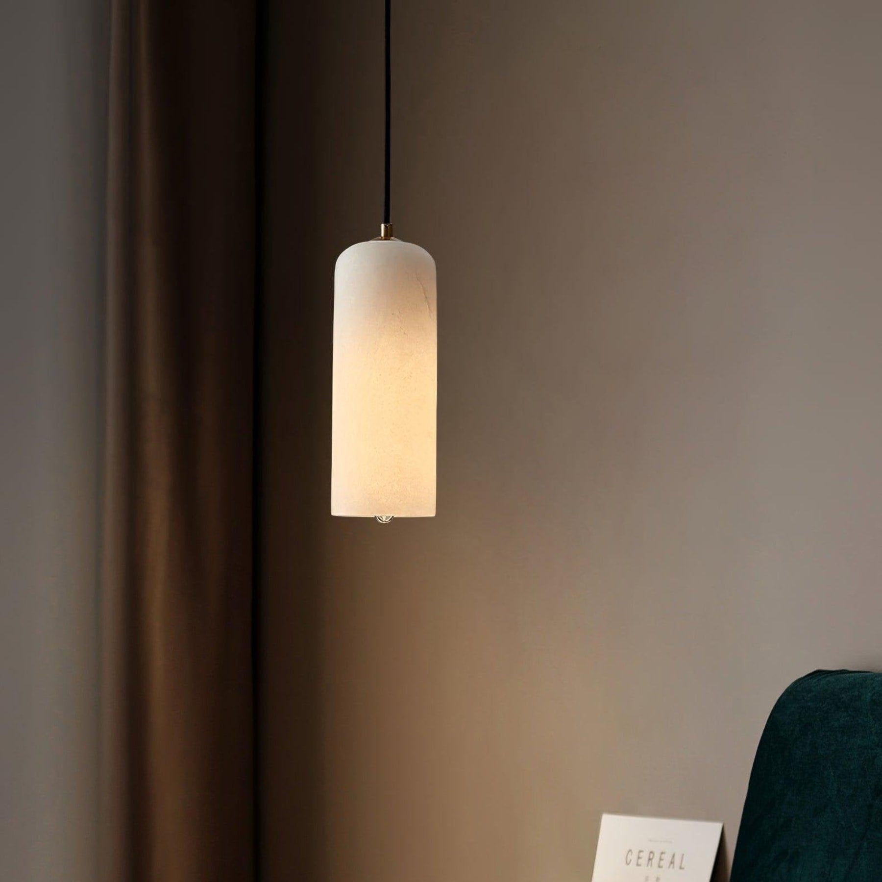 Modern Marble Pendant Light With Warm LED Glow — Halden Lighting