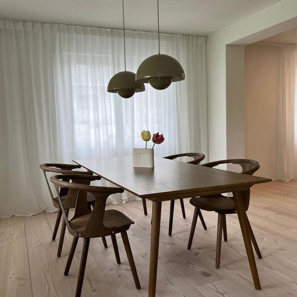 Modern Metal Dome Pendant Light With Integrated LED for Kitchen and Dining — Halden Lighting