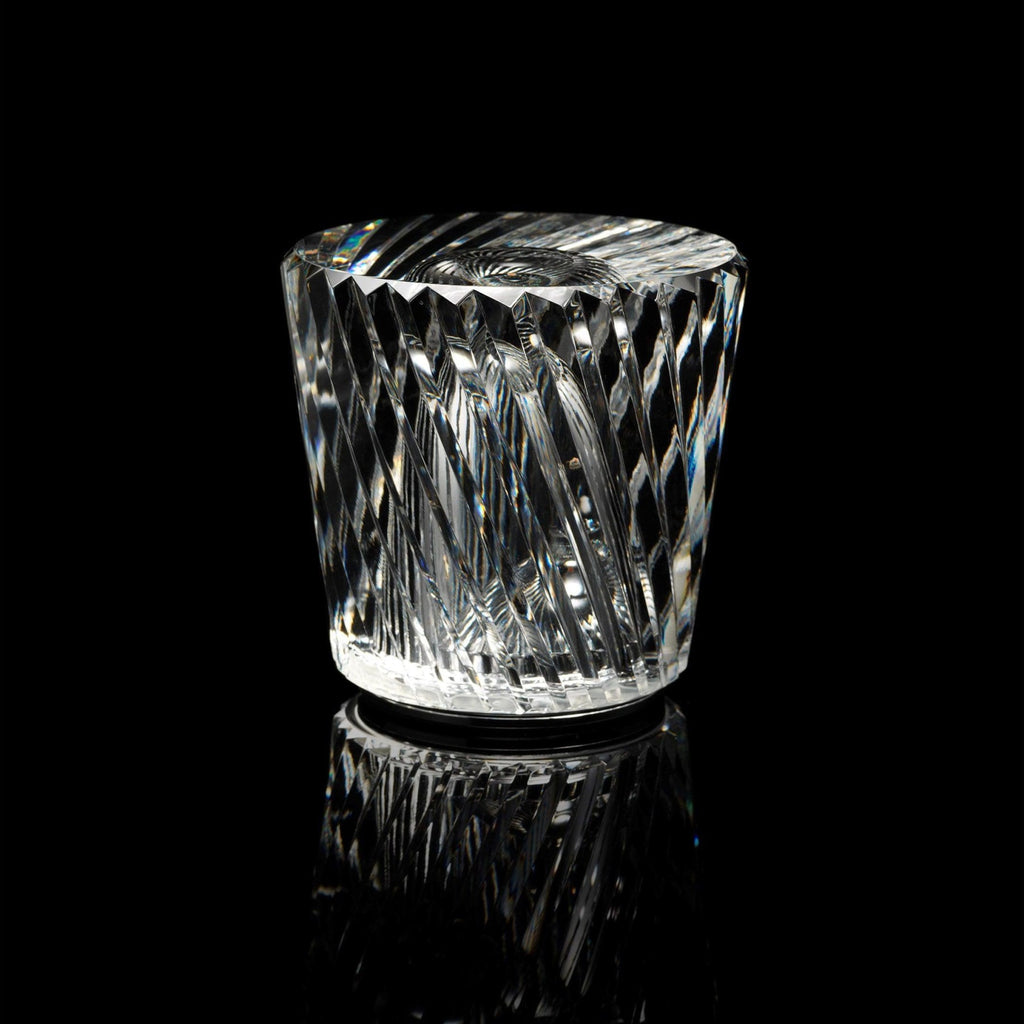 Modern Crystal Table Lamp With Warm LED Glow for Living Room — Halden Lighting