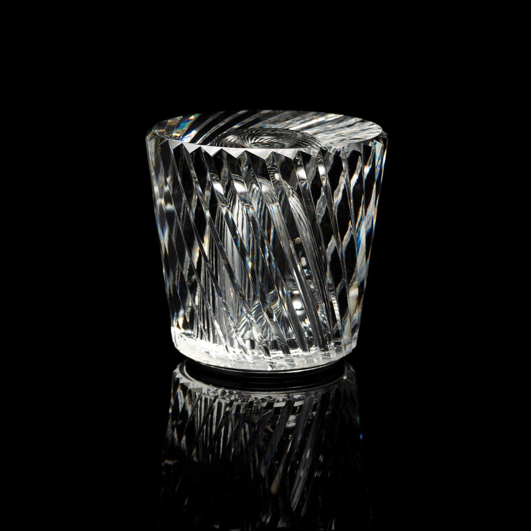 Modern Crystal Table Lamp With Warm LED Glow for Living Room — Halden Lighting