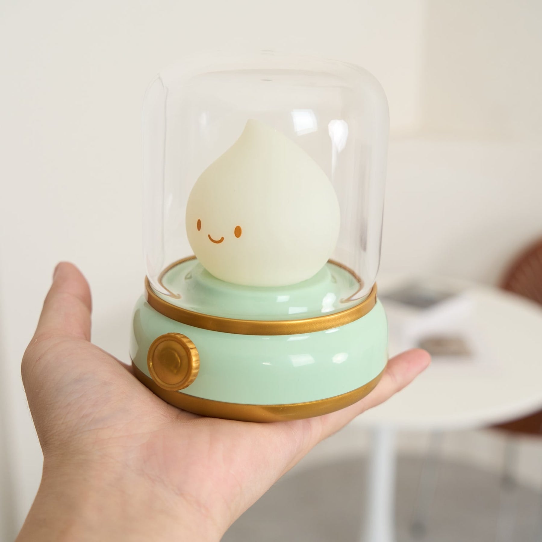 Modern Cordless Table Lamp With Warm LED Glow — Halden Lighting