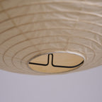 Minimalist Round Lantern Pendant Light With Fabric Shade — Halden Lighting