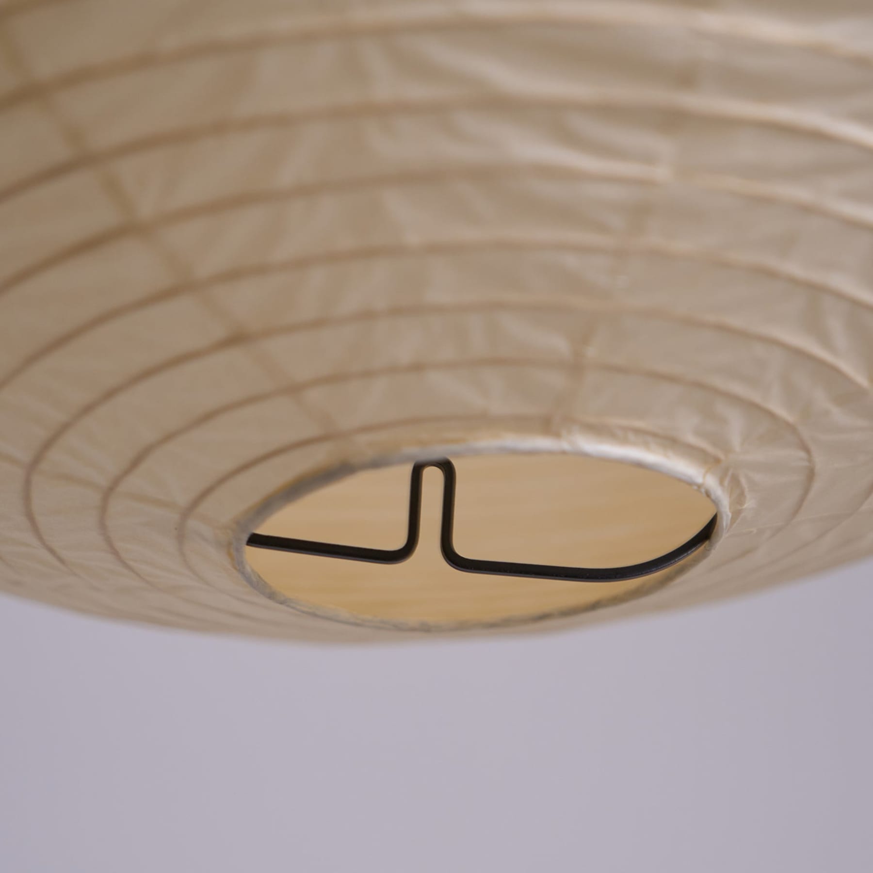 Minimalist Round Lantern Pendant Light With Fabric Shade — Halden Lighting