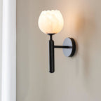 Modern Metal Wall Light With Integrated LED for Living Room — Halden Lighting