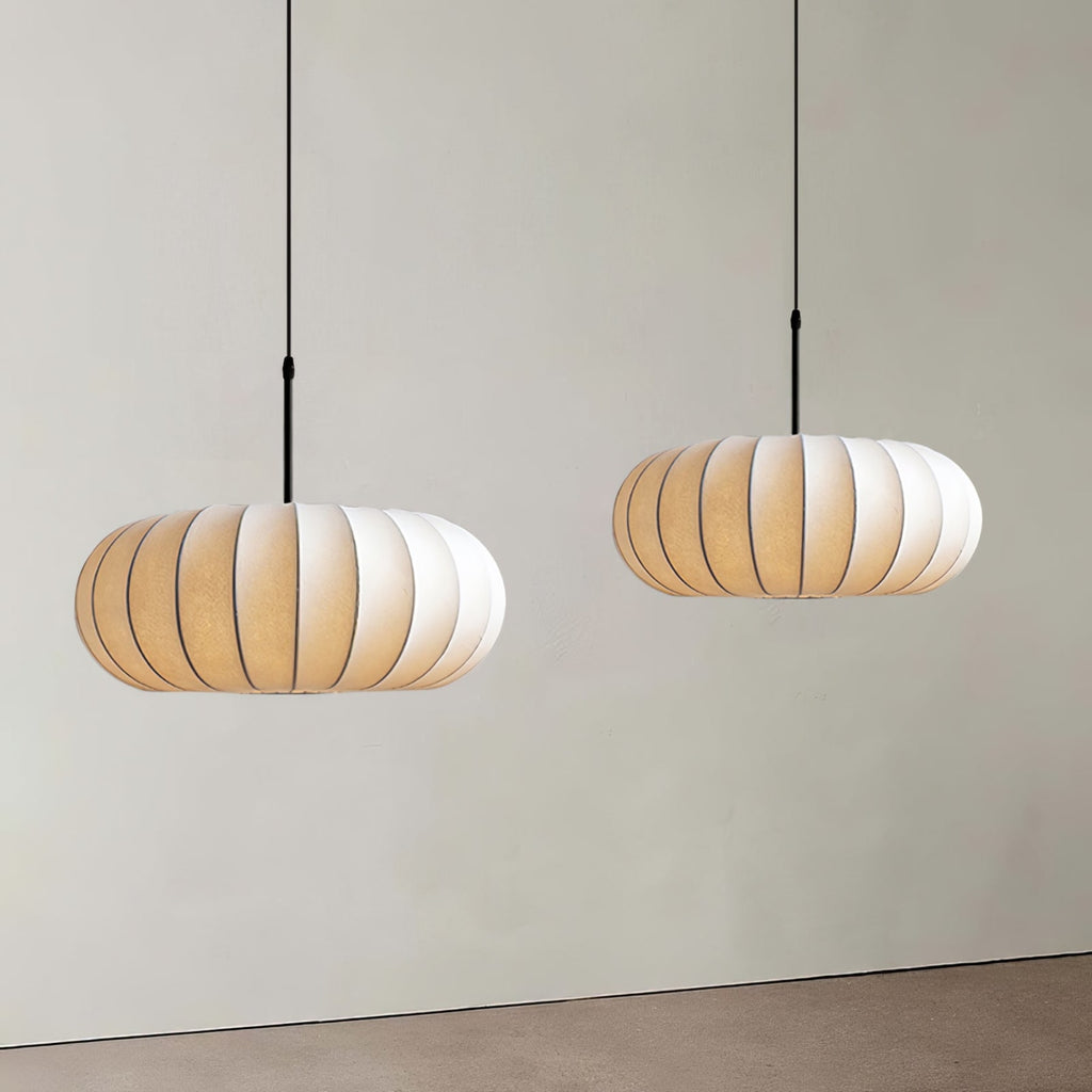 Modern Fabric Pendant Light for Living and Dining Rooms — Halden Lighting