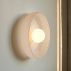 Retro Glass Flush Mount Ceiling Light With Warm LED Glow — Halden Lighting
