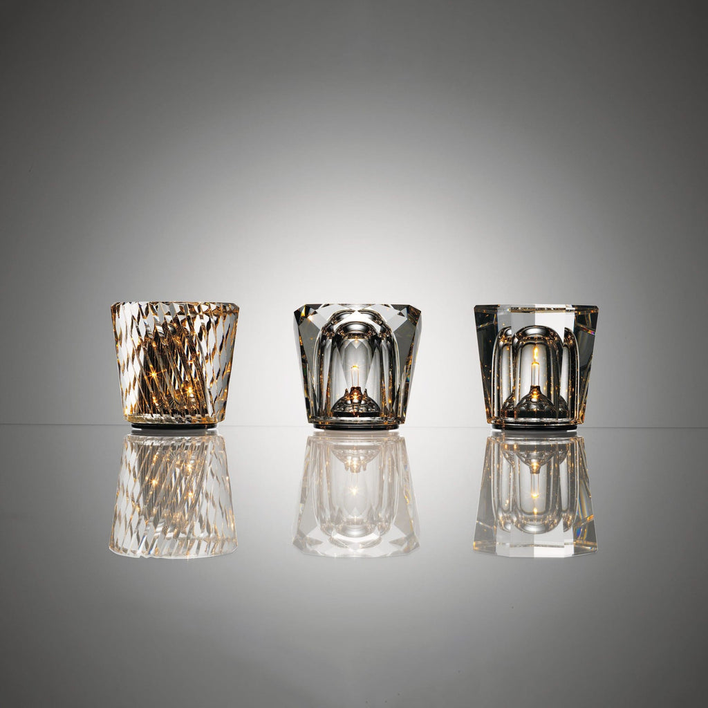 Modern Crystal Table Lamp With Warm LED Glow for Living Room — Halden Lighting