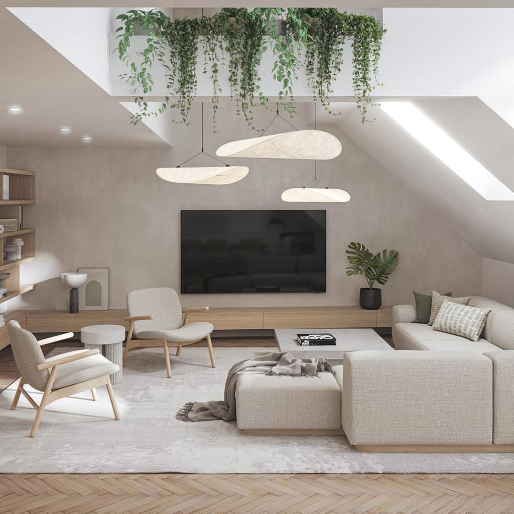 Modern Round Pendant Light With Stepless Dimming — Halden Lighting