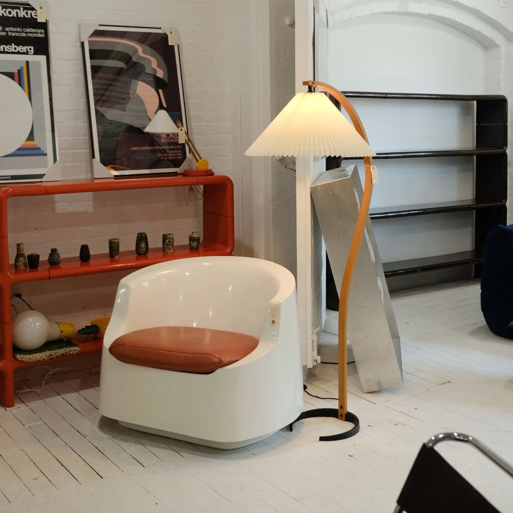 Scandinavian Wood Floor Lamp With Warm LED Glow for Living Room — Halden Lighting