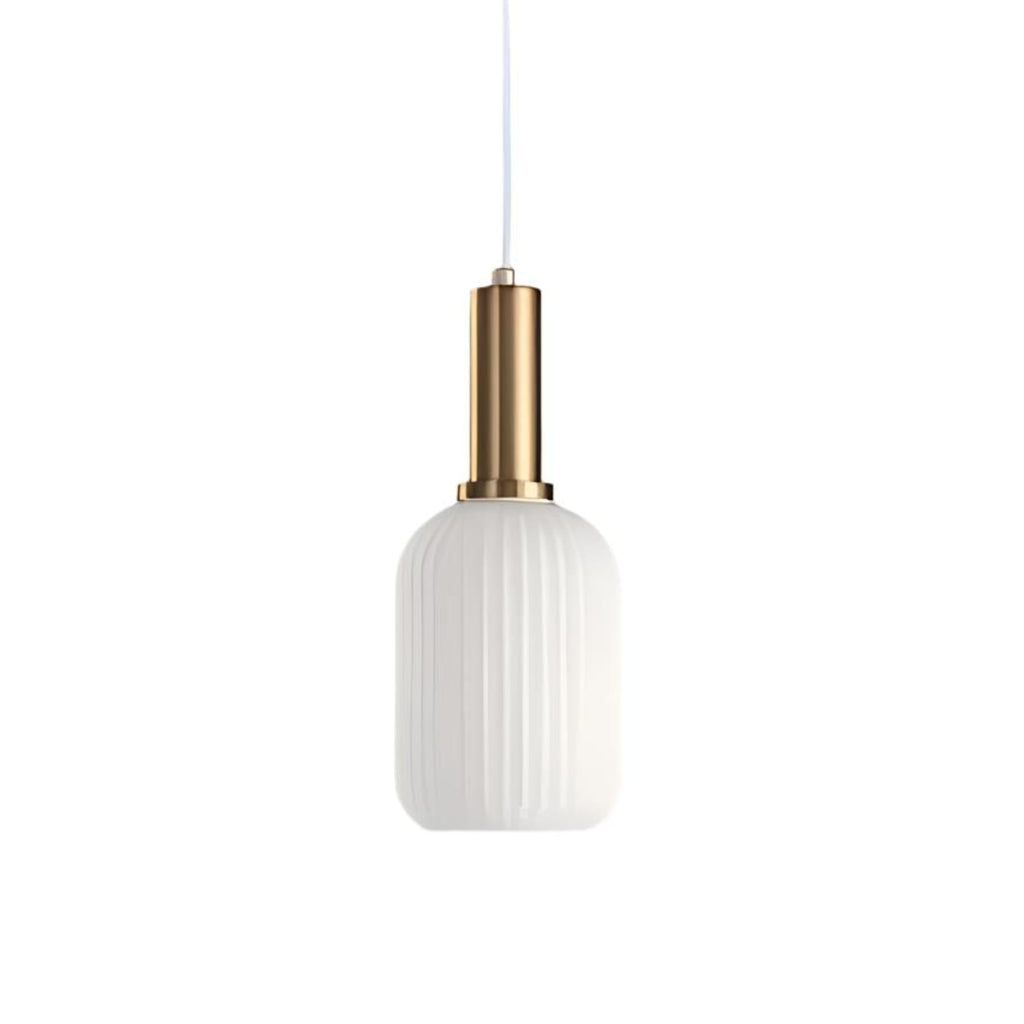 Modern Glass Pendant Light With Warm LED Glow — Halden Lighting