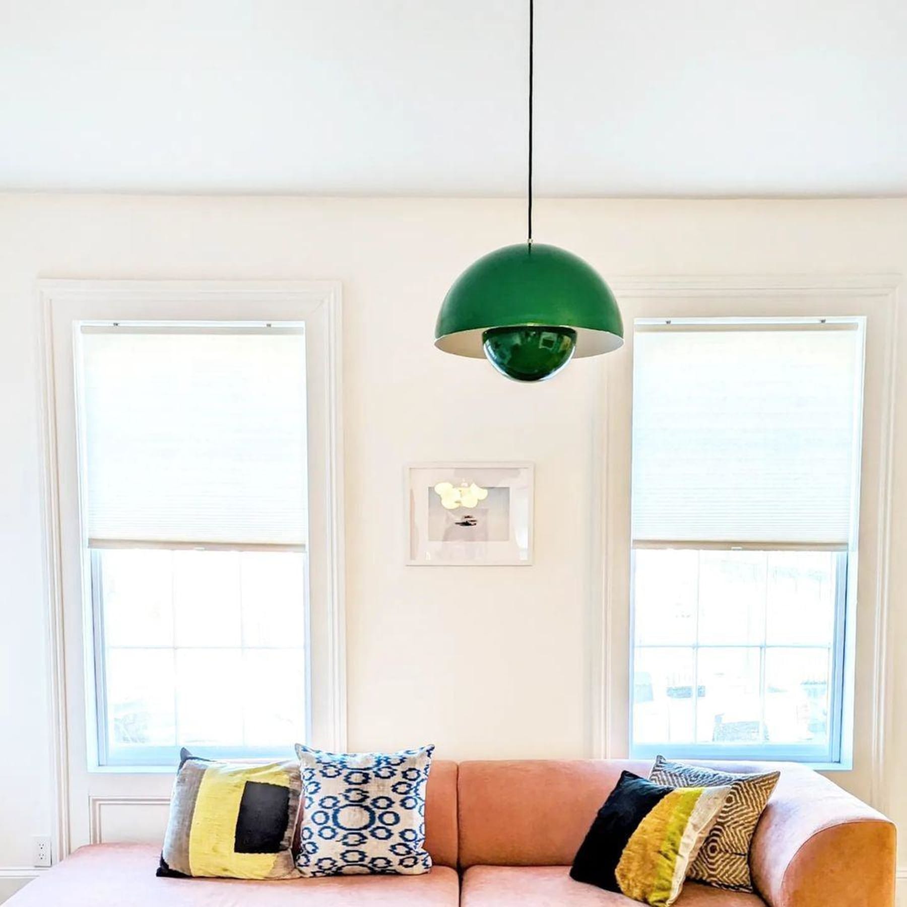 Modern Metal Dome Pendant Light With Integrated LED for Kitchen and Dining — Halden Lighting