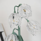 Retro Glass Table Lamp With Warm LED Glow — Halden Lighting