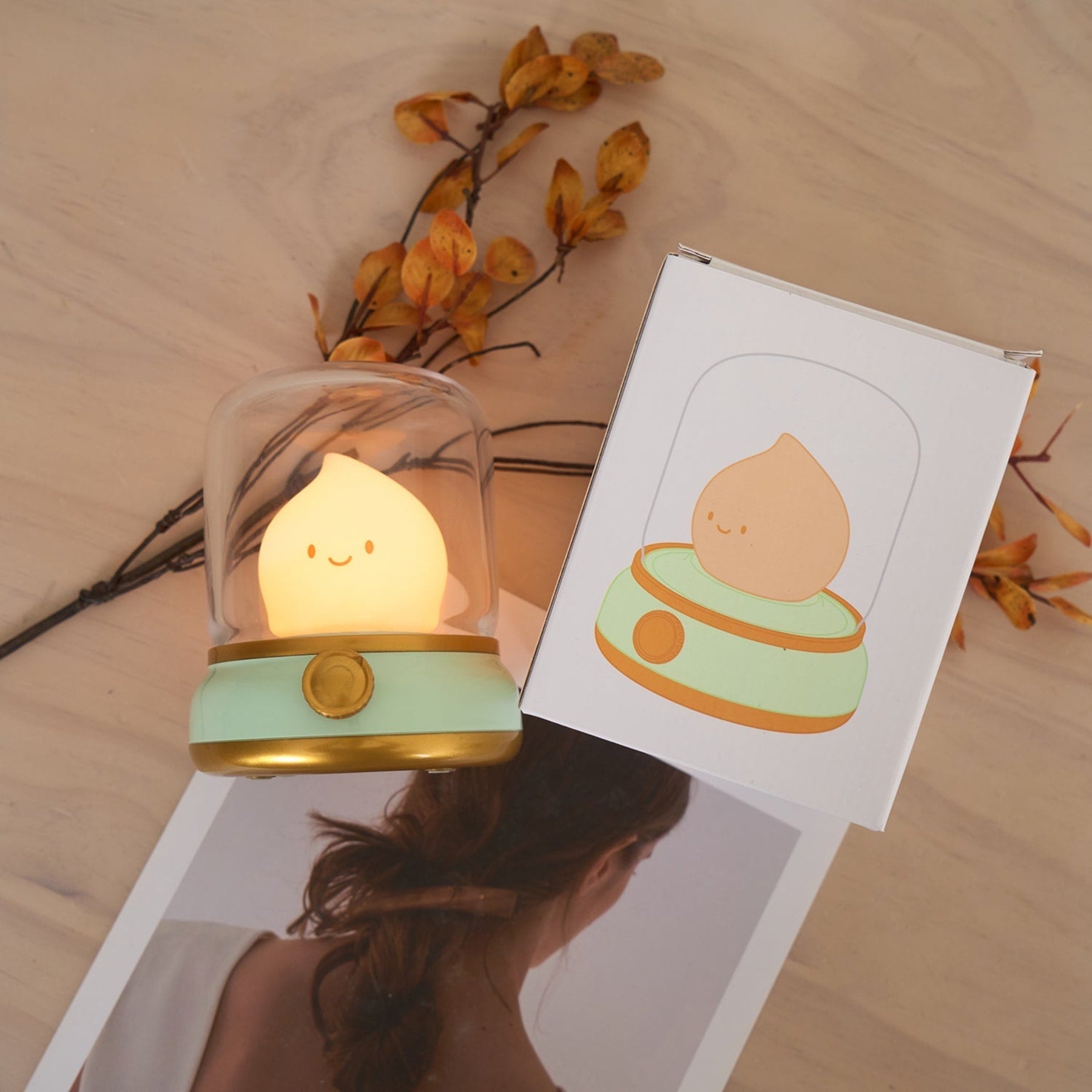 Modern Cordless Table Lamp With Warm LED Glow — Halden Lighting