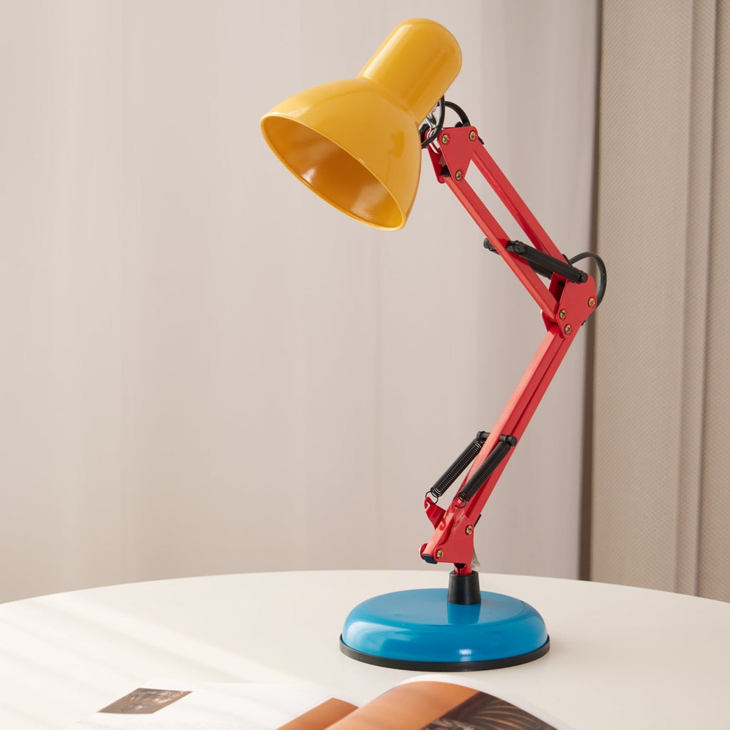 Modern Metal Table Lamp With Bulb Included for Home Office — Halden Lighting