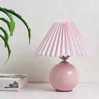 Retro Ceramic Table Lamp With Warm LED Glow — Halden Lighting