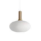 Modern Glass Pendant Light With Warm LED Glow — Halden Lighting
