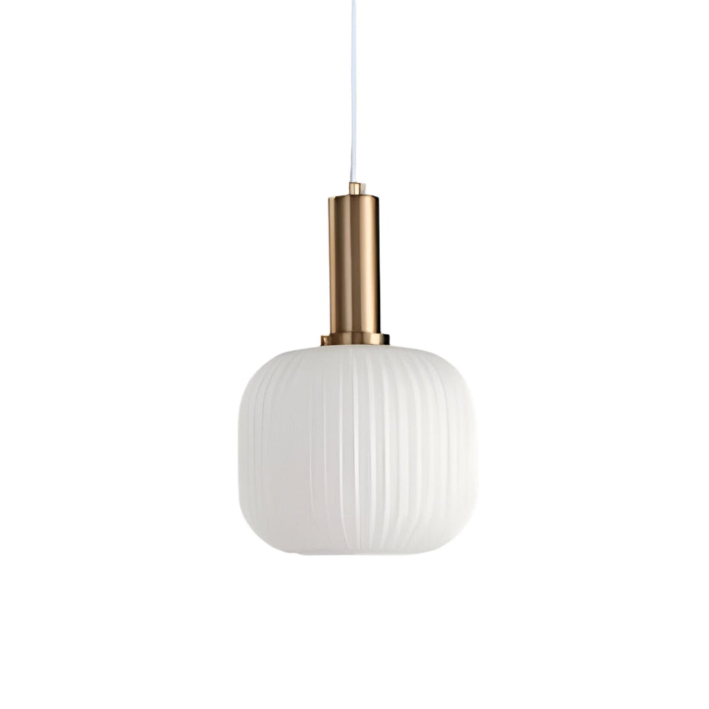 Modern Glass Pendant Light With Warm LED Glow — Halden Lighting
