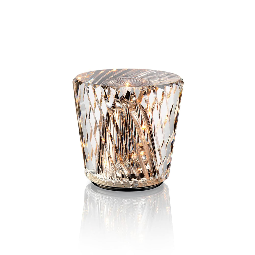 Modern Crystal Table Lamp With Warm LED Glow for Living Room — Halden Lighting