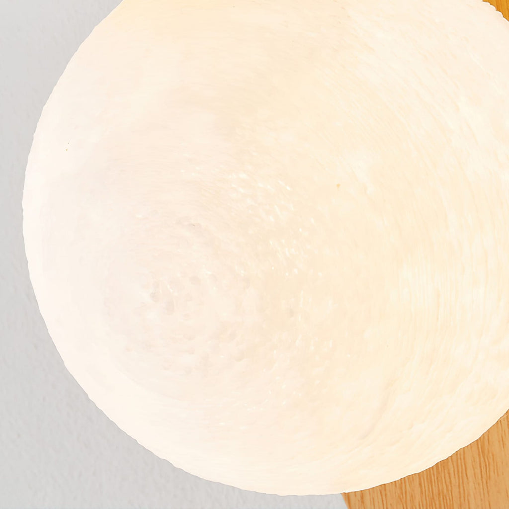 Modern Wood Wall Light With Tri-Colour LED Glow — Halden Lighting