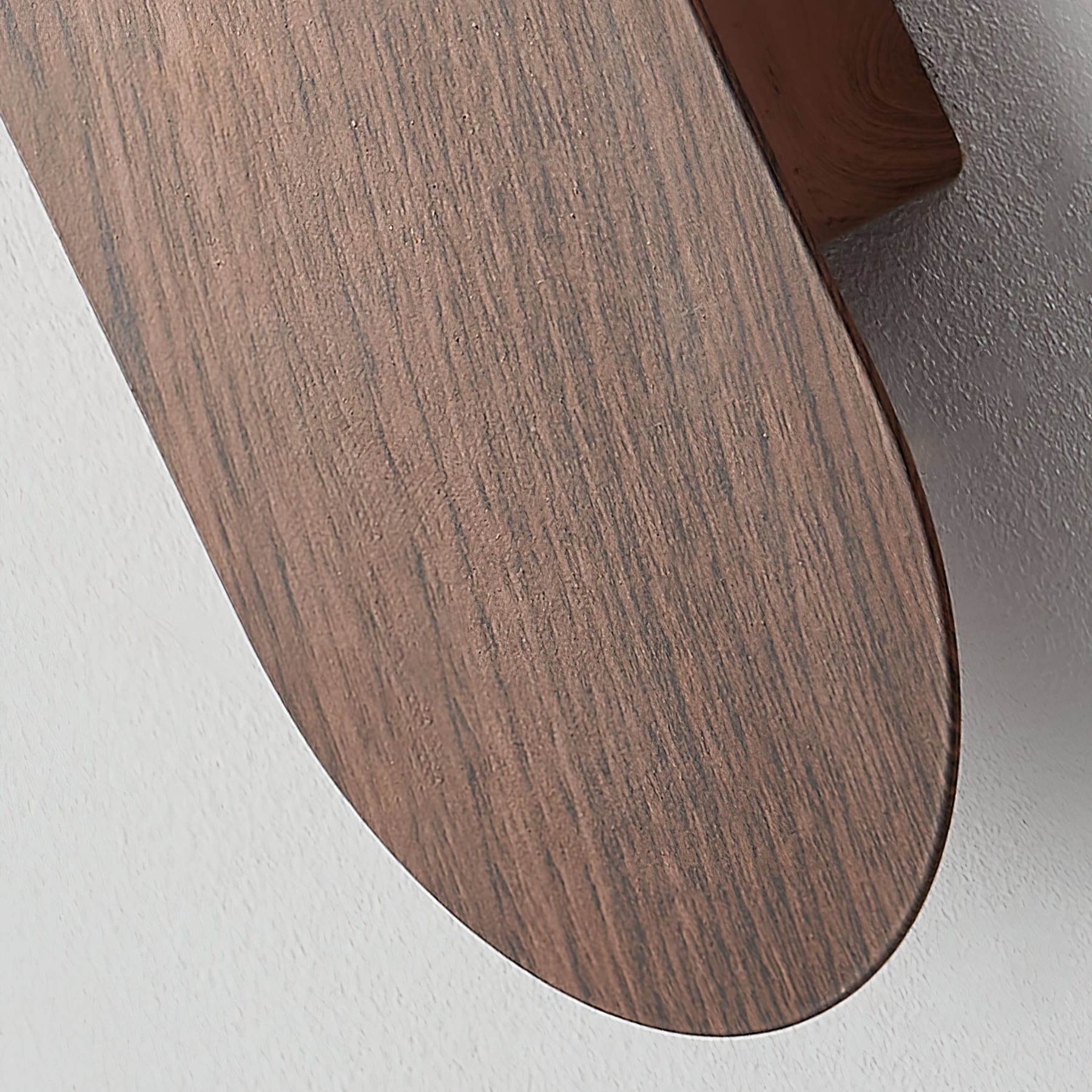 Modern Wood Wall Light With Tri-Colour LED Glow — Halden Lighting