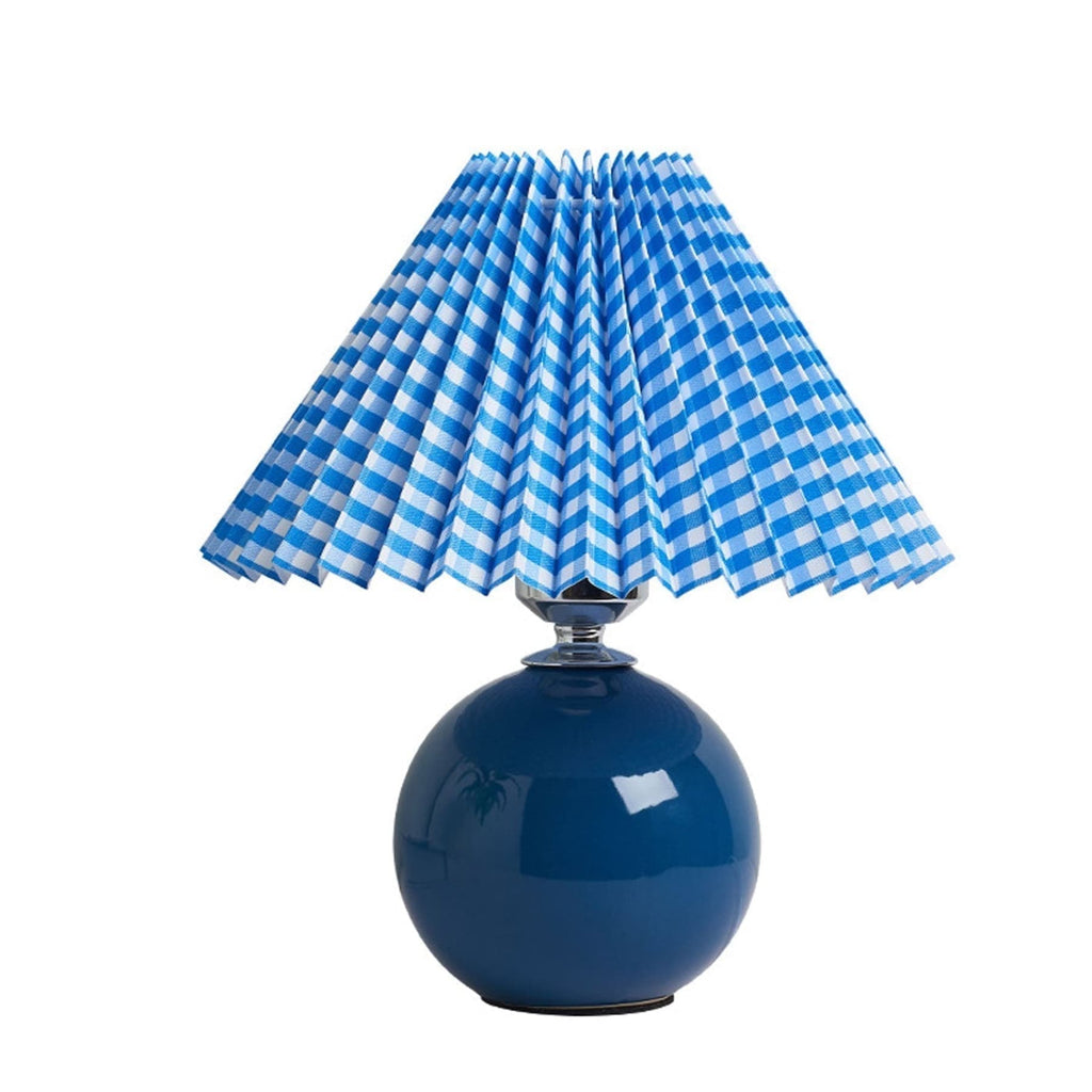 Retro Ceramic Table Lamp With Warm LED Glow — Halden Lighting