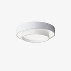 Modern Metal Flush Mount Ceiling Light With Cool Daylight Glow — Halden Lighting