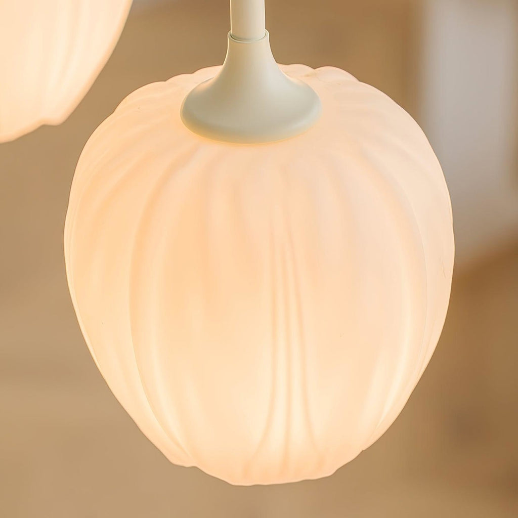 Retro Metal And Glass Chandelier With Included Bulbs For Living Room — Halden Lighting