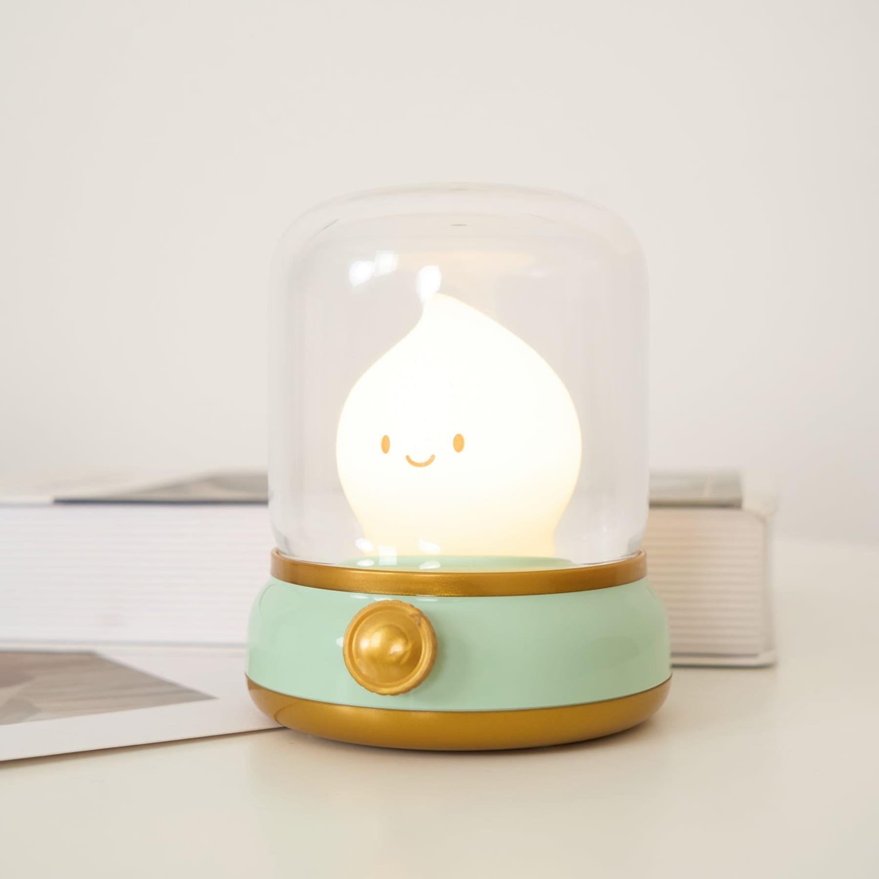 Modern Cordless Table Lamp With Warm LED Glow — Halden Lighting