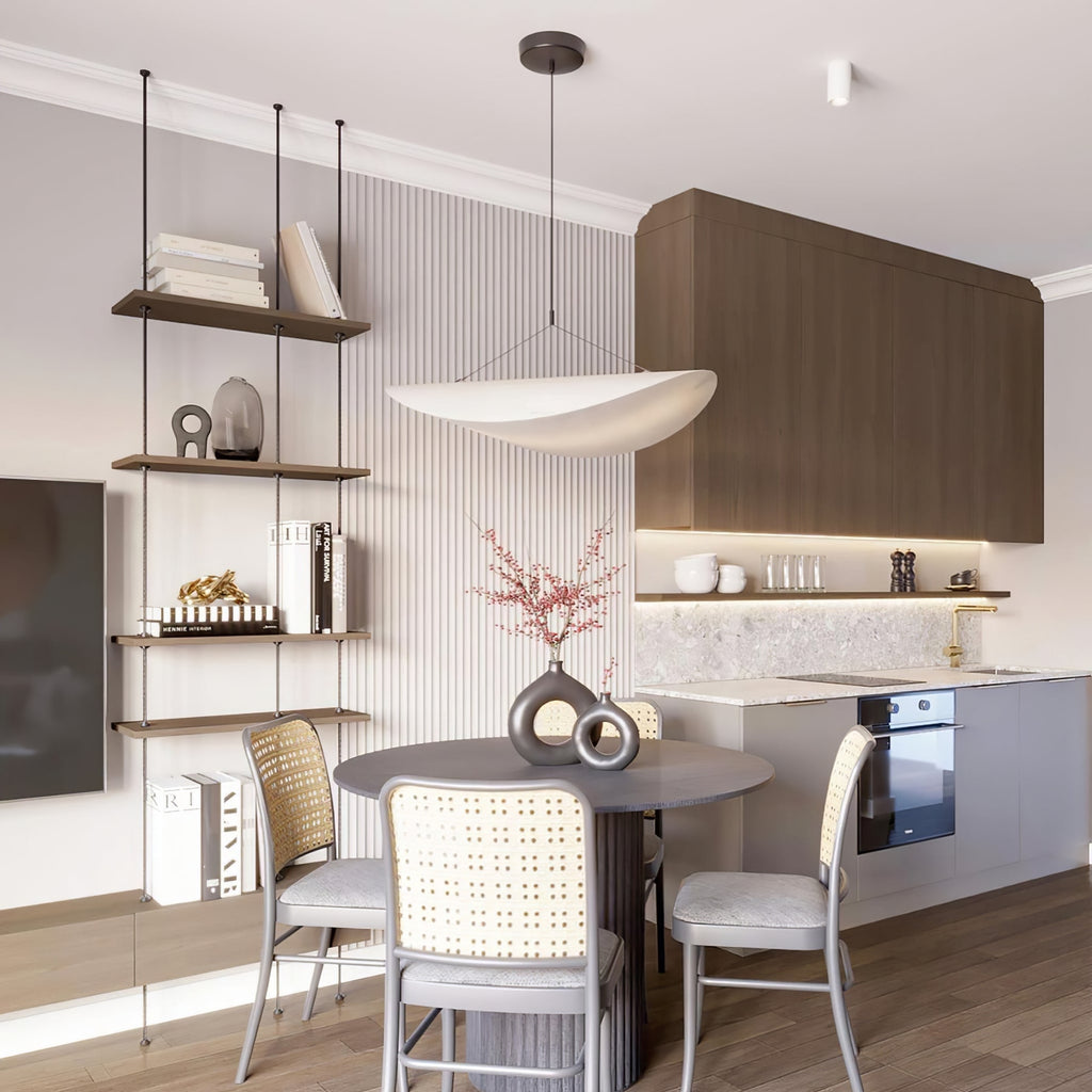 Modern Round Pendant Light With Stepless Dimming — Halden Lighting
