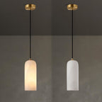 Modern Marble Pendant Light With Warm LED Glow — Halden Lighting