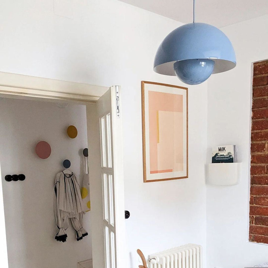 Modern Metal Dome Pendant Light With Integrated LED for Kitchen and Dining — Halden Lighting