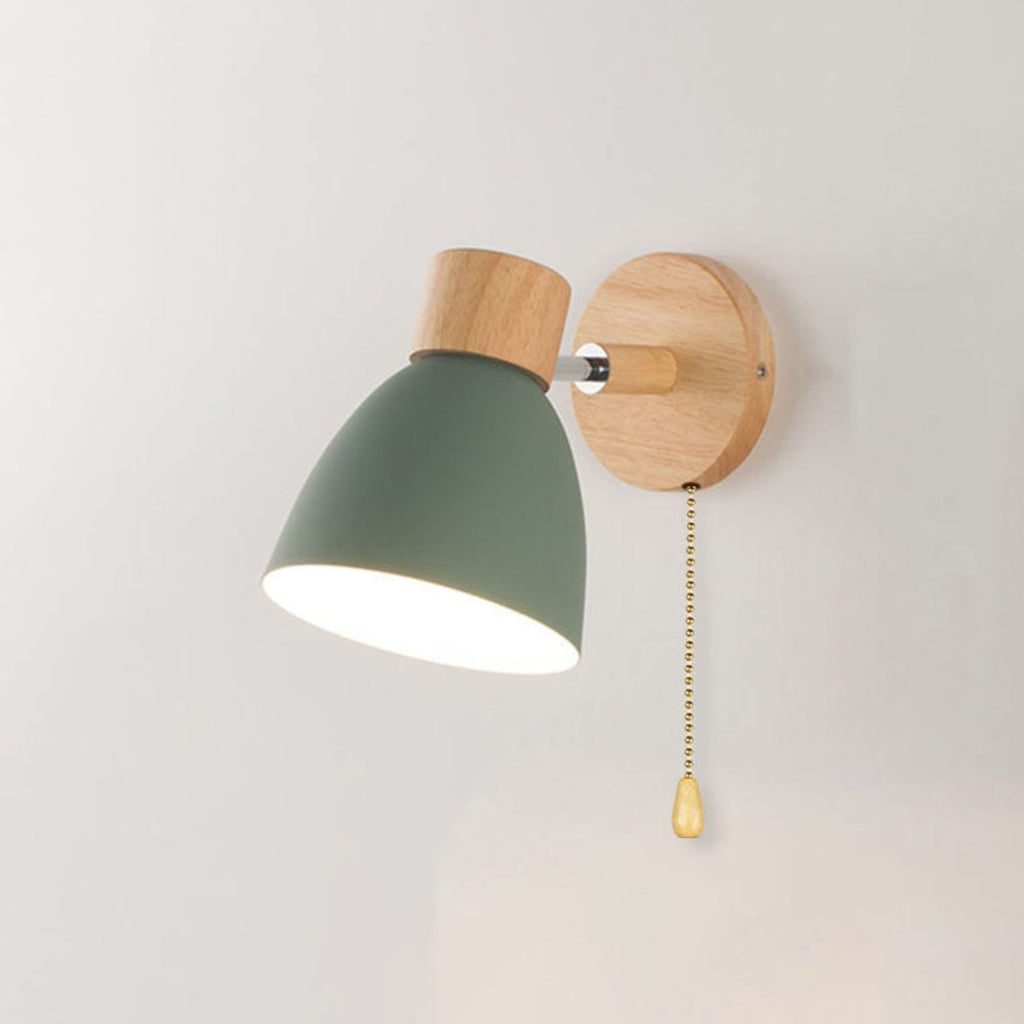 Modern Wood Wall Light With Matte Finish — Halden Lighting