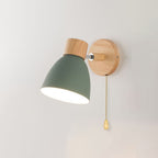 Modern Wood Wall Light With Matte Finish — Halden Lighting