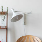Retro Metal Wall Light With Tri-Colour LED Glow — Halden Lighting