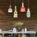 Modern Glass Pendant Light With Warm LED Glow — Halden Lighting