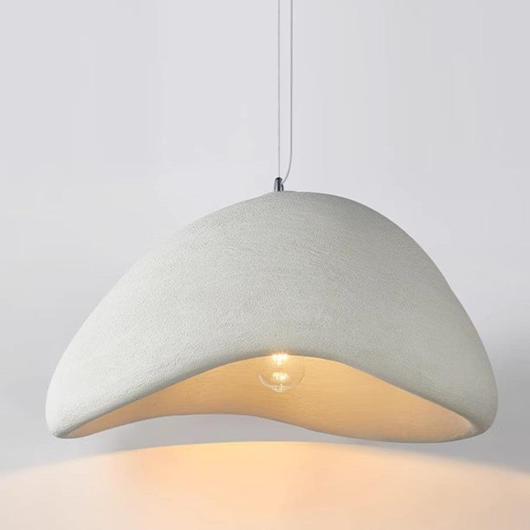 Modern Resin Pendant Light for Living Room and Dining Room — Halden Lighting