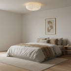 Modern Round Flush Mount Ceiling Light for Living Room — Halden Lighting