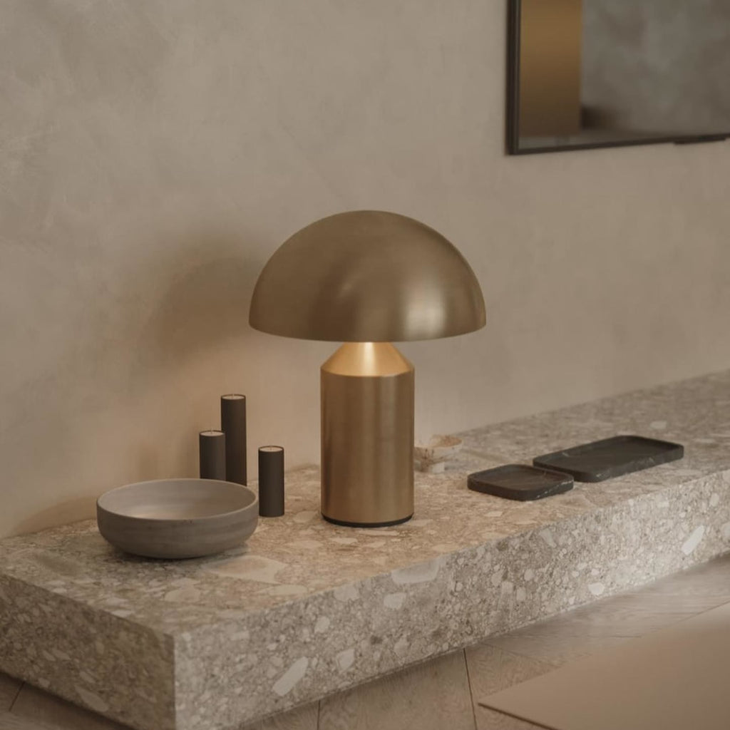 Modern Metal Table Lamp for Living Room and Bedroom — Halden Lighting