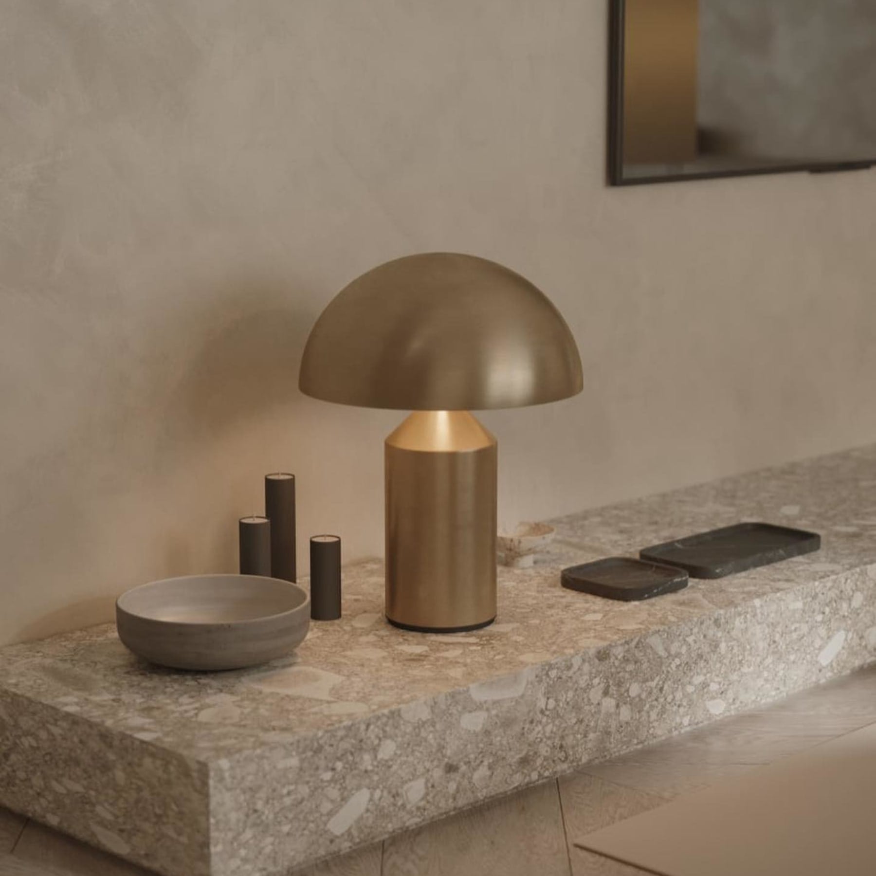 Modern Metal Table Lamp for Living Room and Bedroom — Halden Lighting