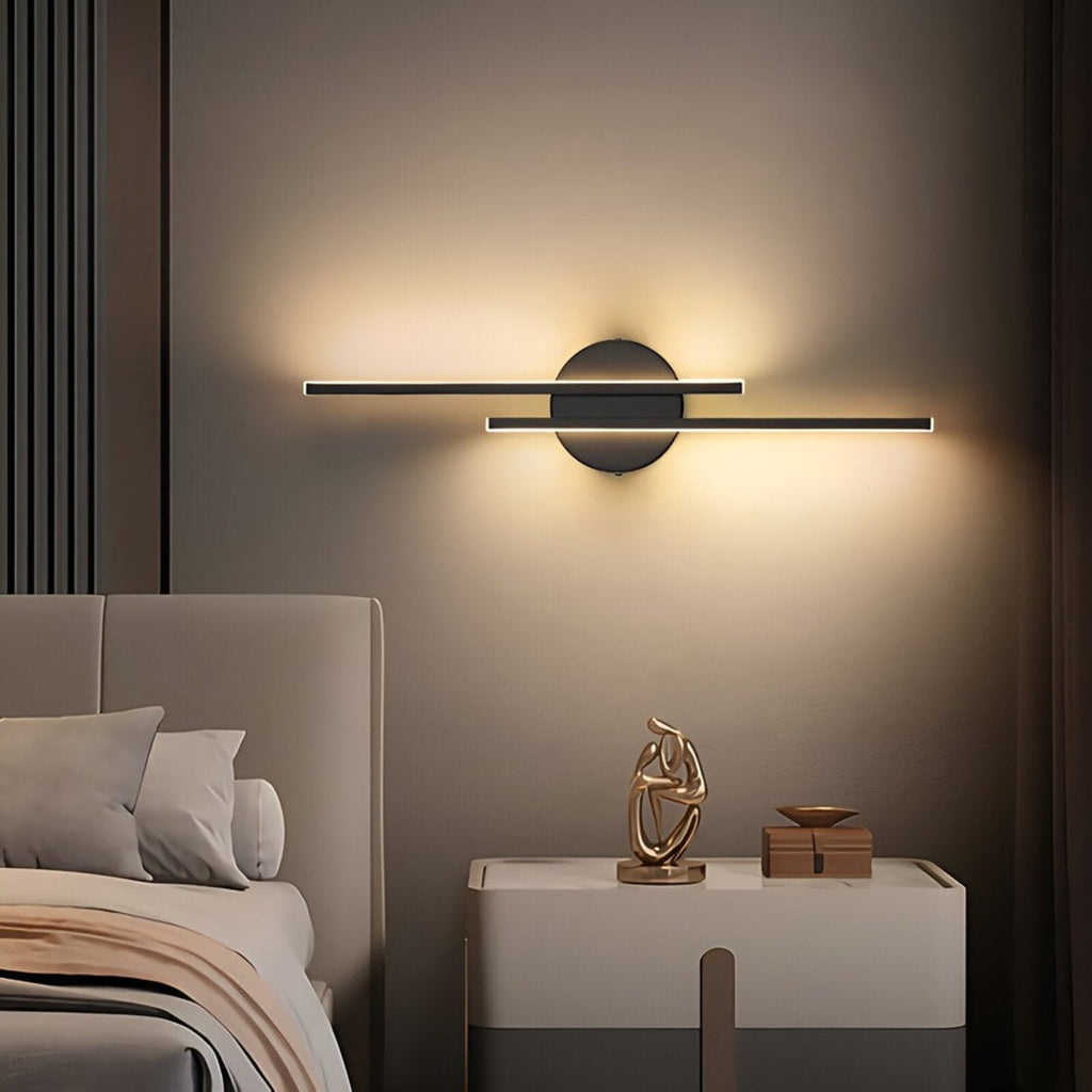 Modern Metal Wall Light for Bedroom and Living Room — Halden Lighting